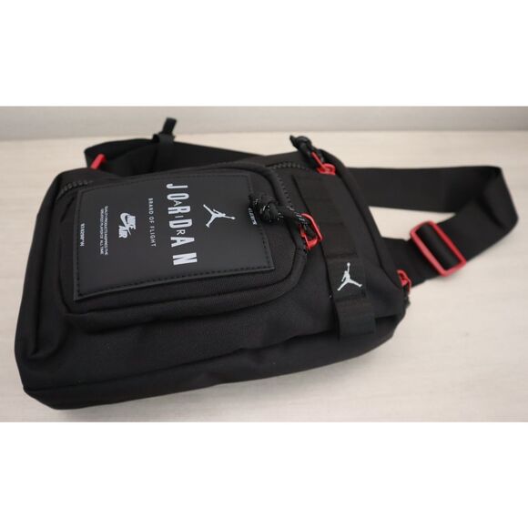 Air Jordan MA0839-023 Unisex O/S Black Hesi Crossbody Bag (3L) Sling Bag - Picture 11 of 13